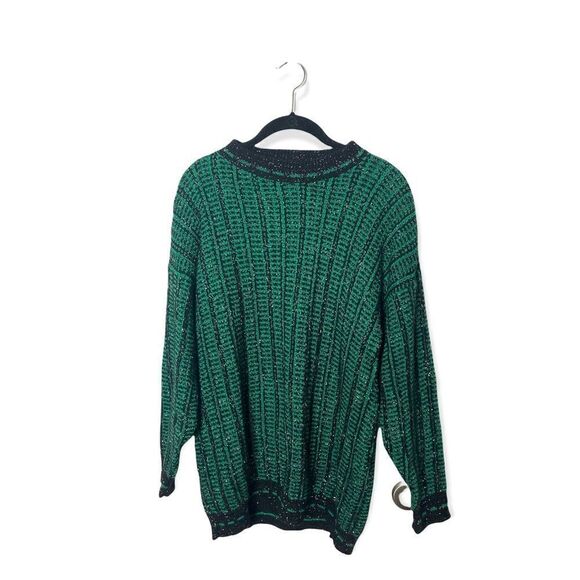 Huntington Ridge SZ M long vintage green sweater - Picture 1 of 4